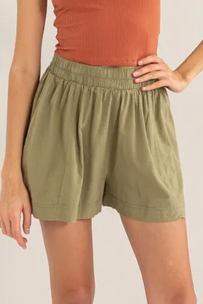 High Waist Relaxed Shorts