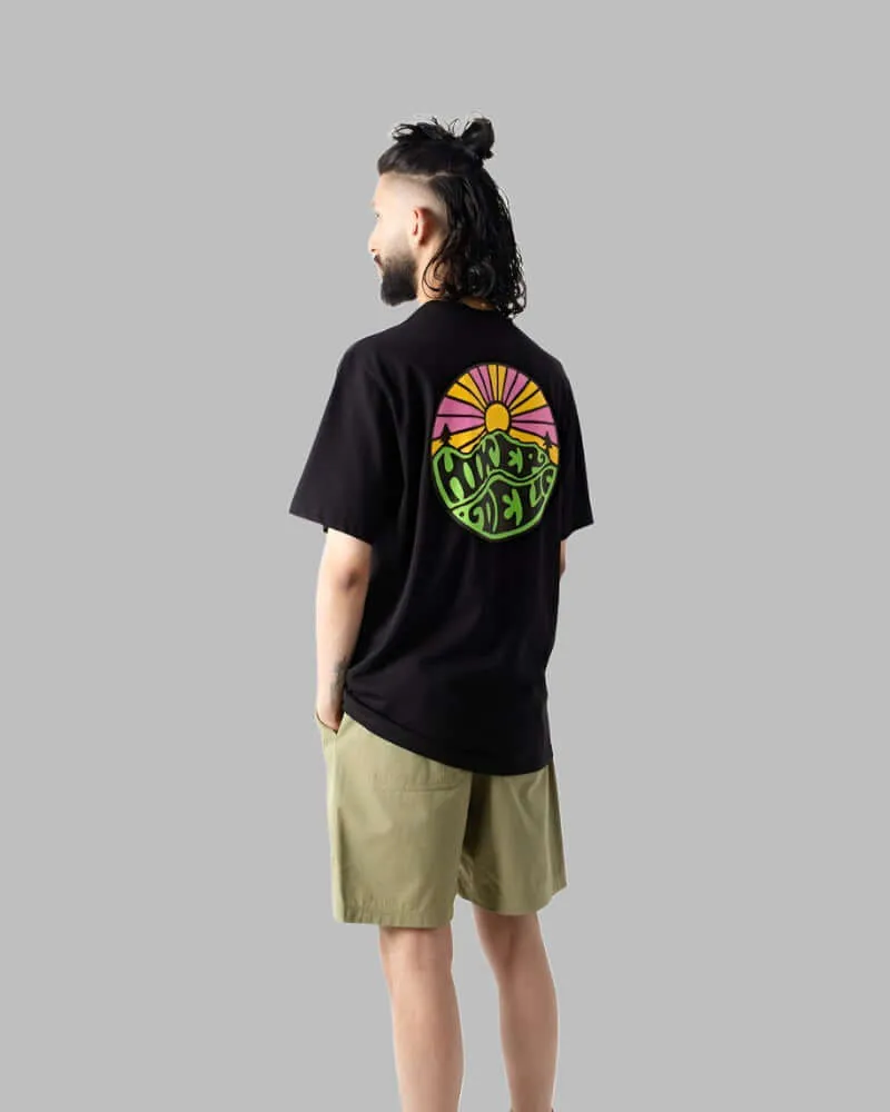 Hikerdelic Original Logo T Shirt Black