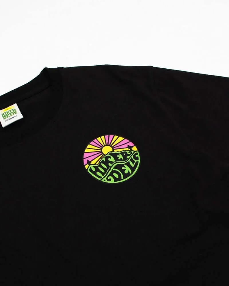 Hikerdelic Original Logo T Shirt Black