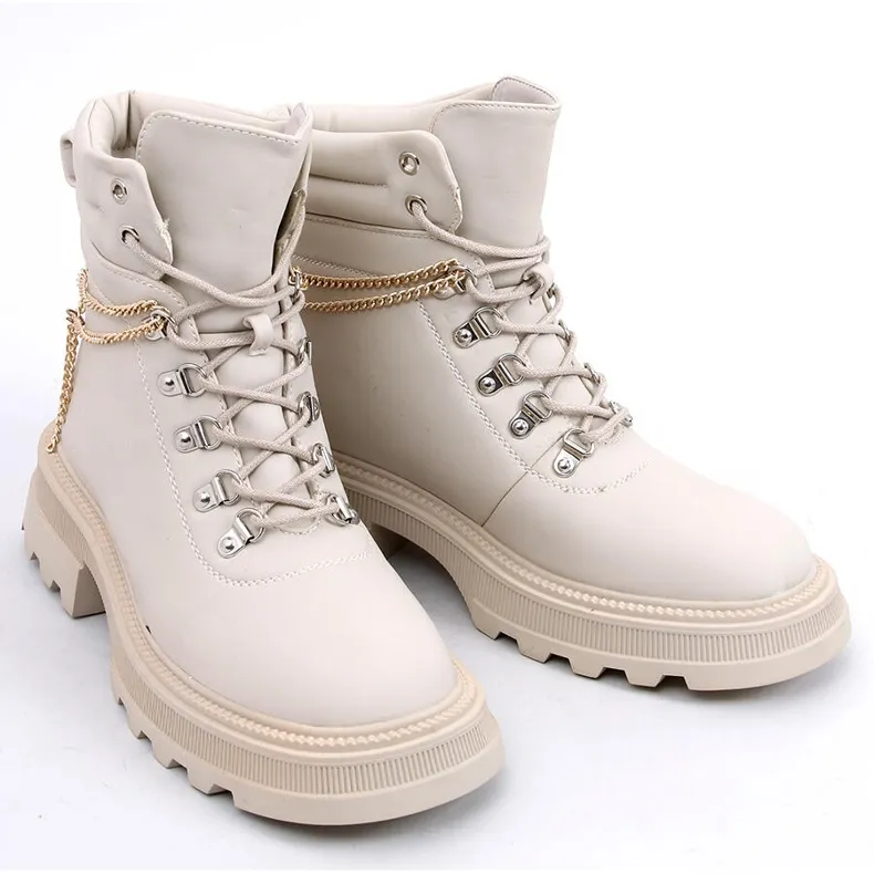 Hudson Beige Trapper Boots