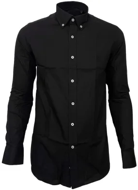 Hugo Boss Men Black Cotton Casual Shirt