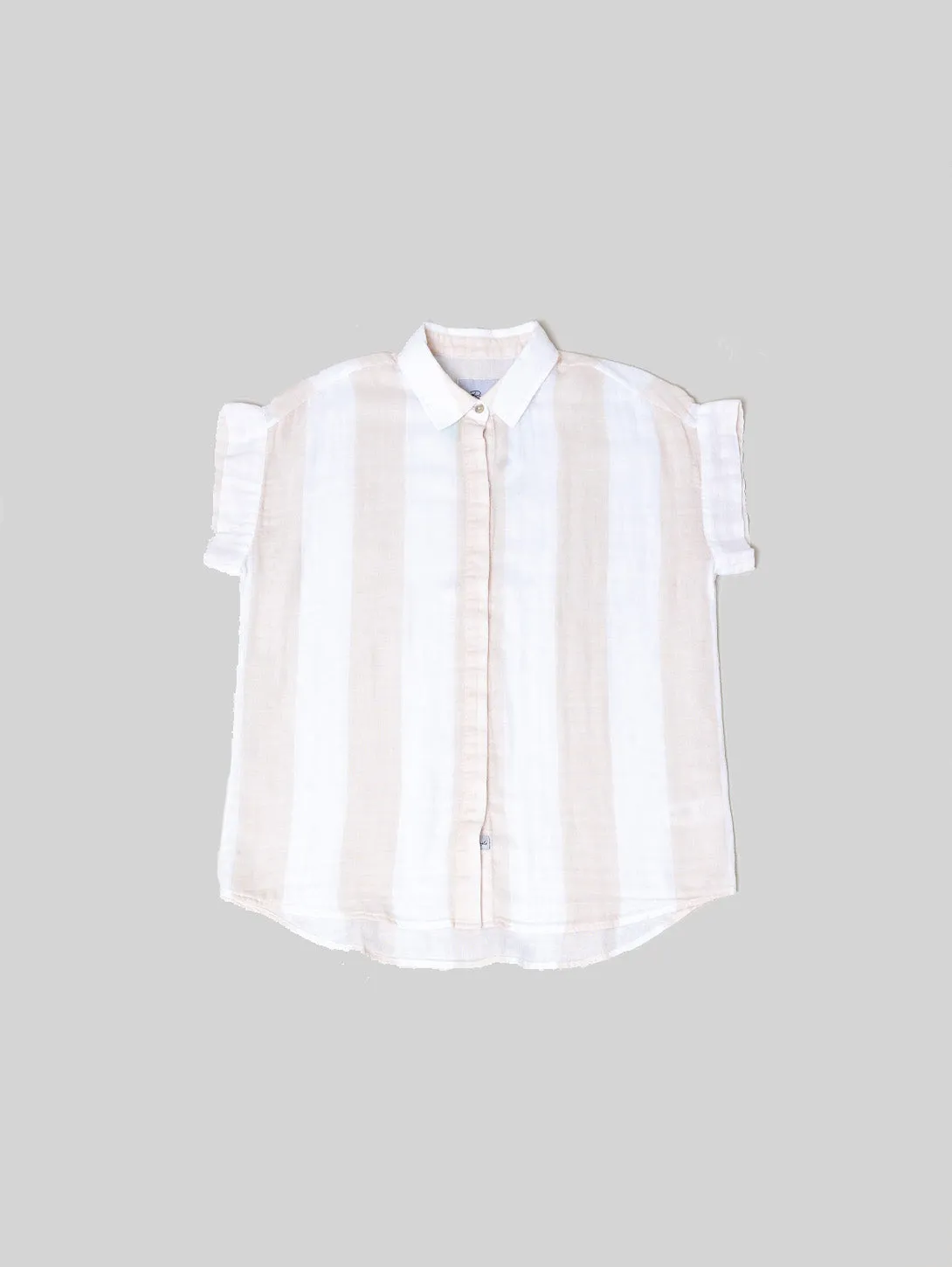 Jamie Striped Shirt - Flax