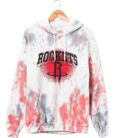 Junk Food Unisex Nba Houston Rockets Tie Dye Hoodie