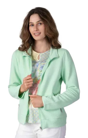 Ladies Textured Zip Jacket