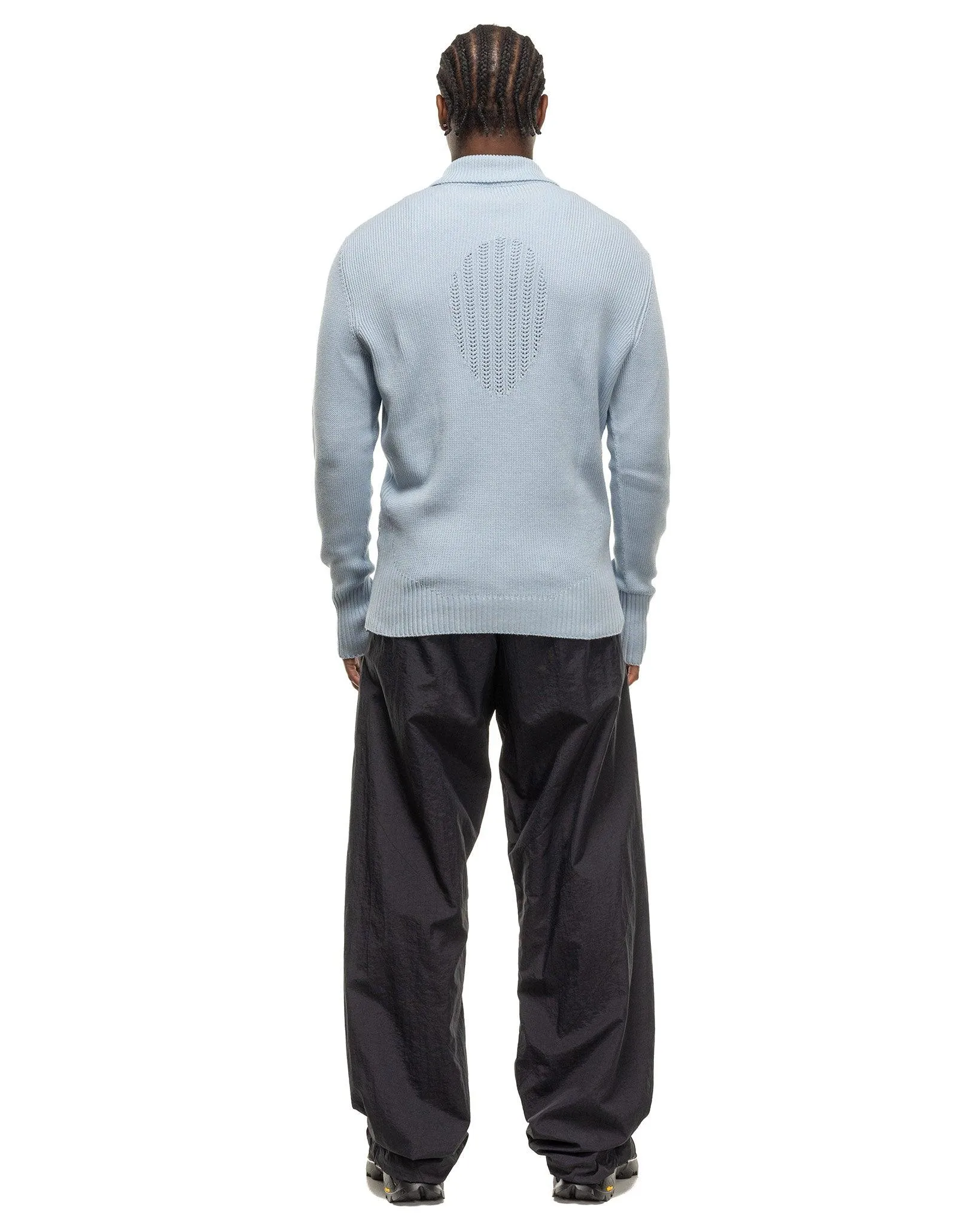 Lancet Zipped Sweater Light Blue