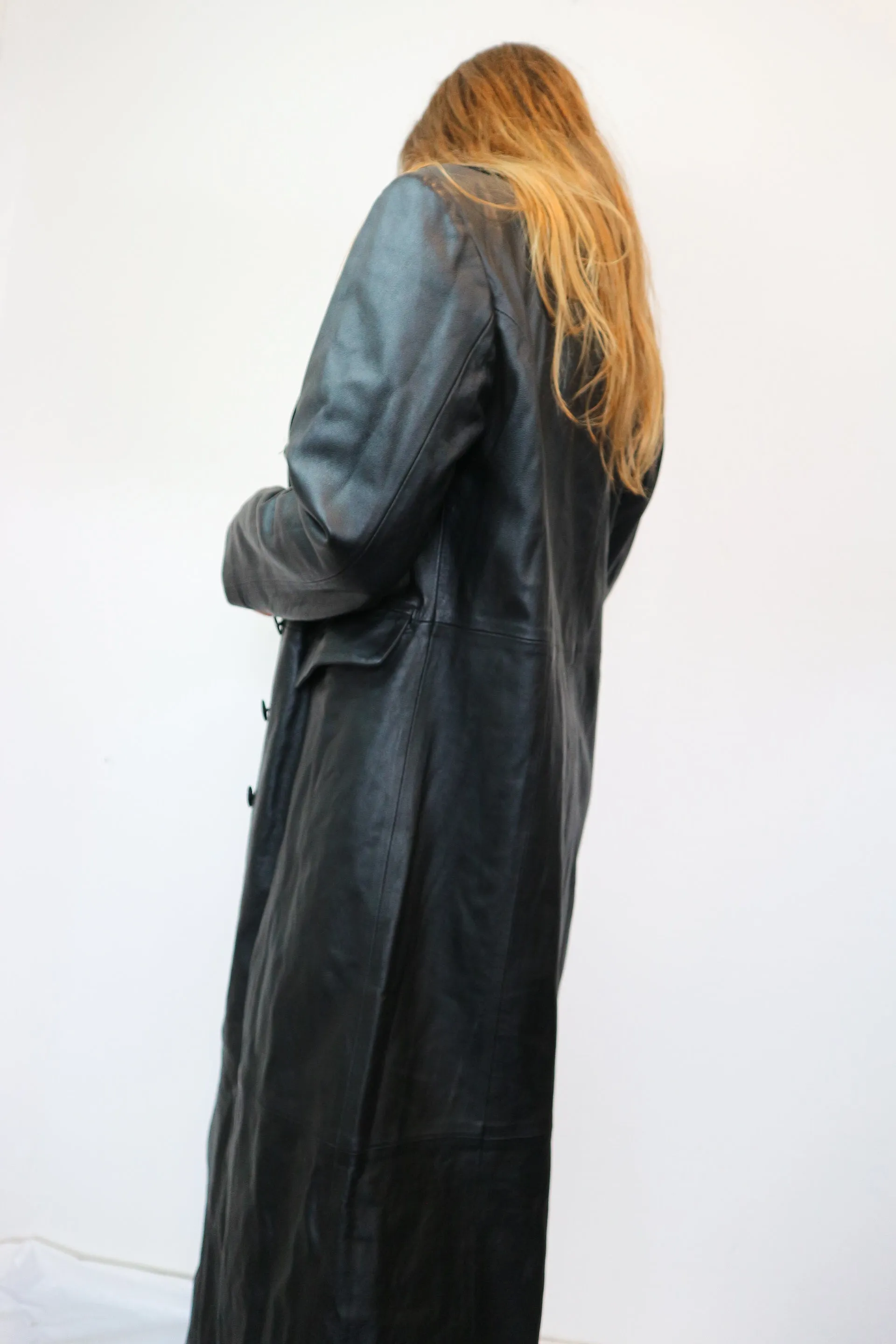 Leather Trenchcoat M/L