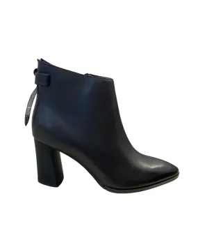 LORETTA VITALE Leather Ankle Boot Black