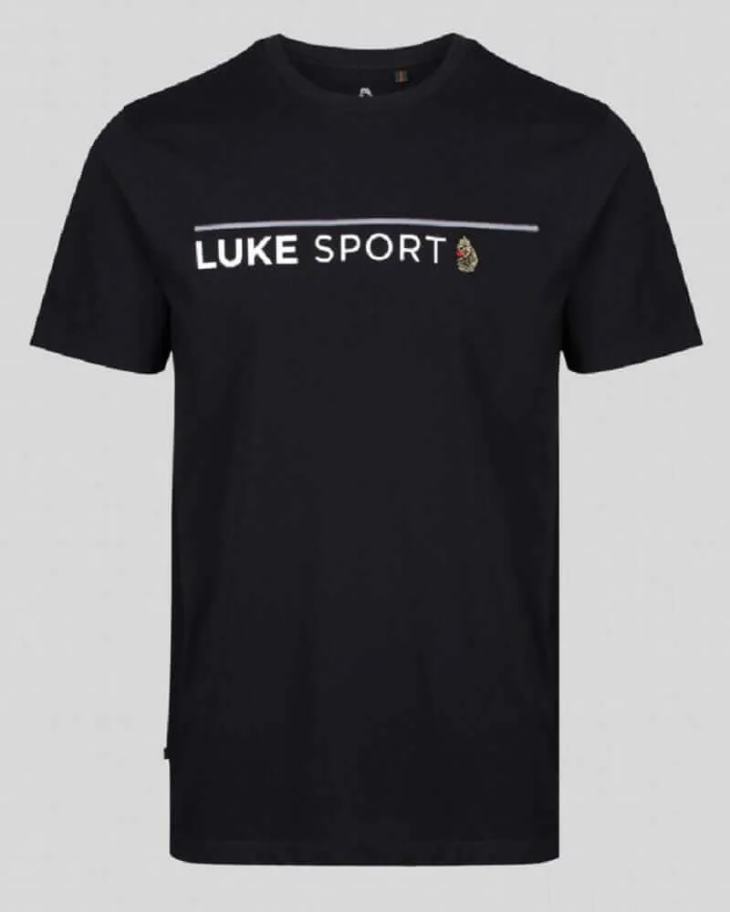 Luke Sport FREEDOM Embroidery T Shirt Black