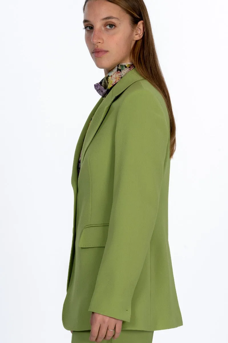 Max Mara Giacca Rosetta Monopetto Verde Donna