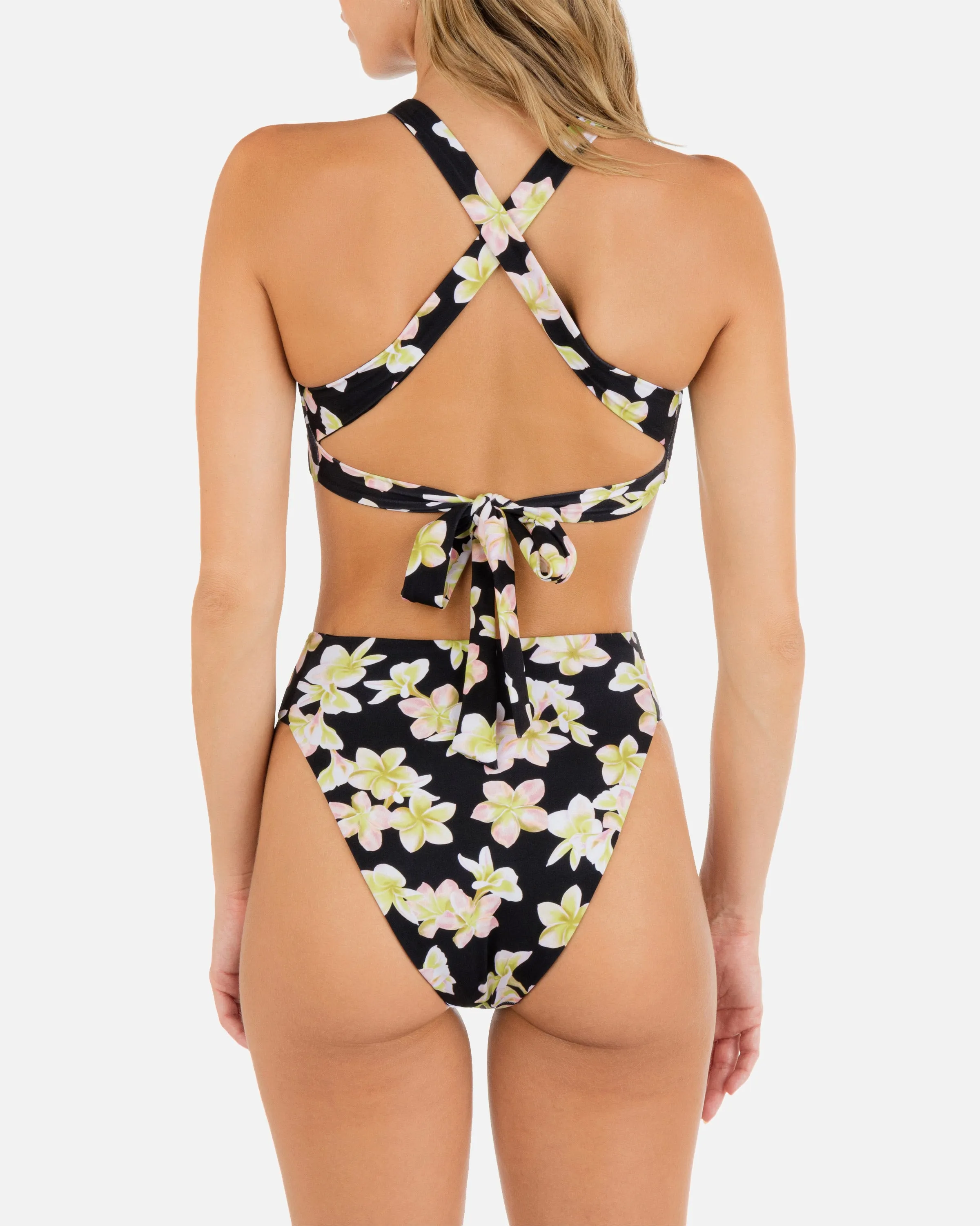 Max Plumeria Moderate Tab Side High Waist