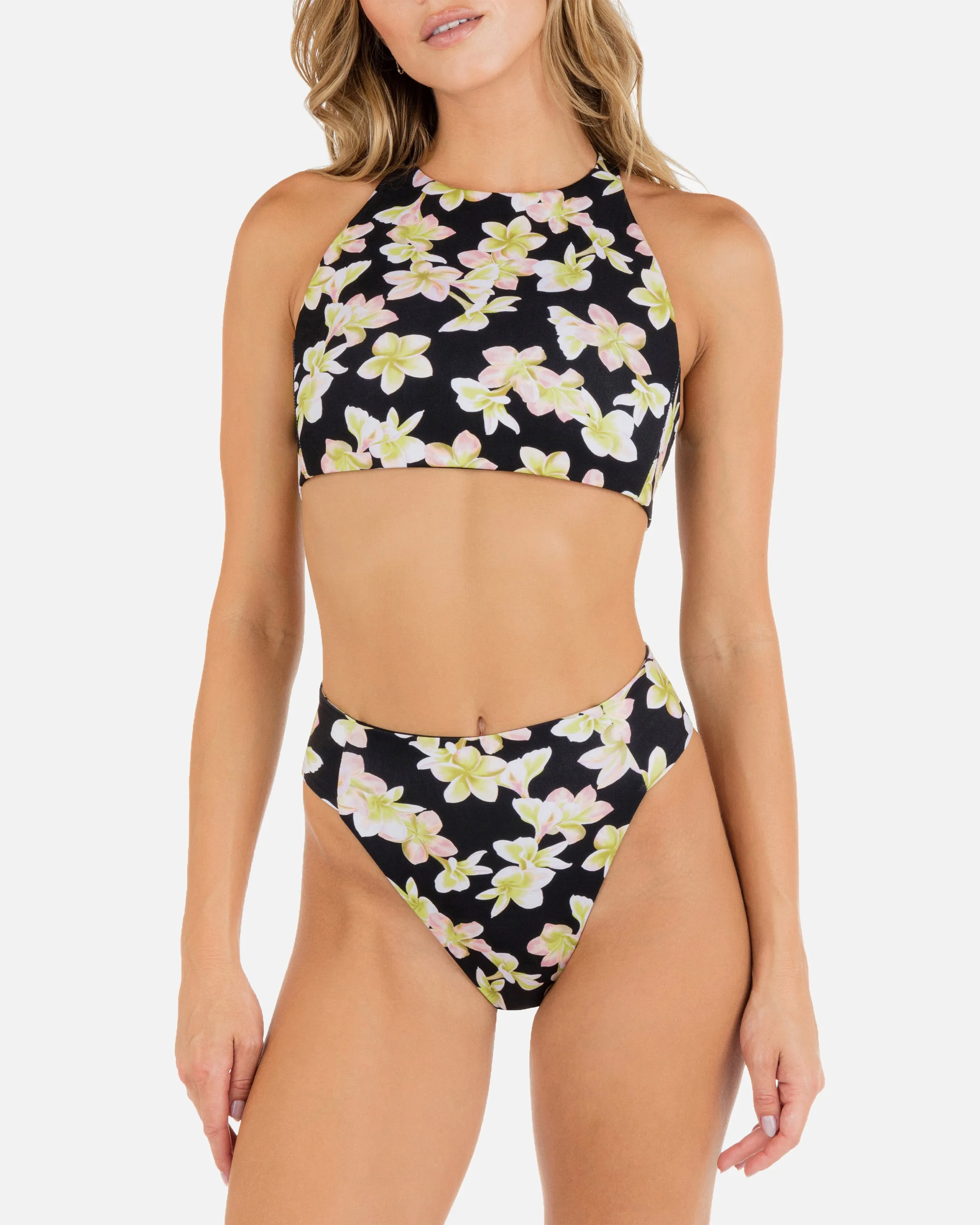 Max Plumeria Moderate Tab Side High Waist