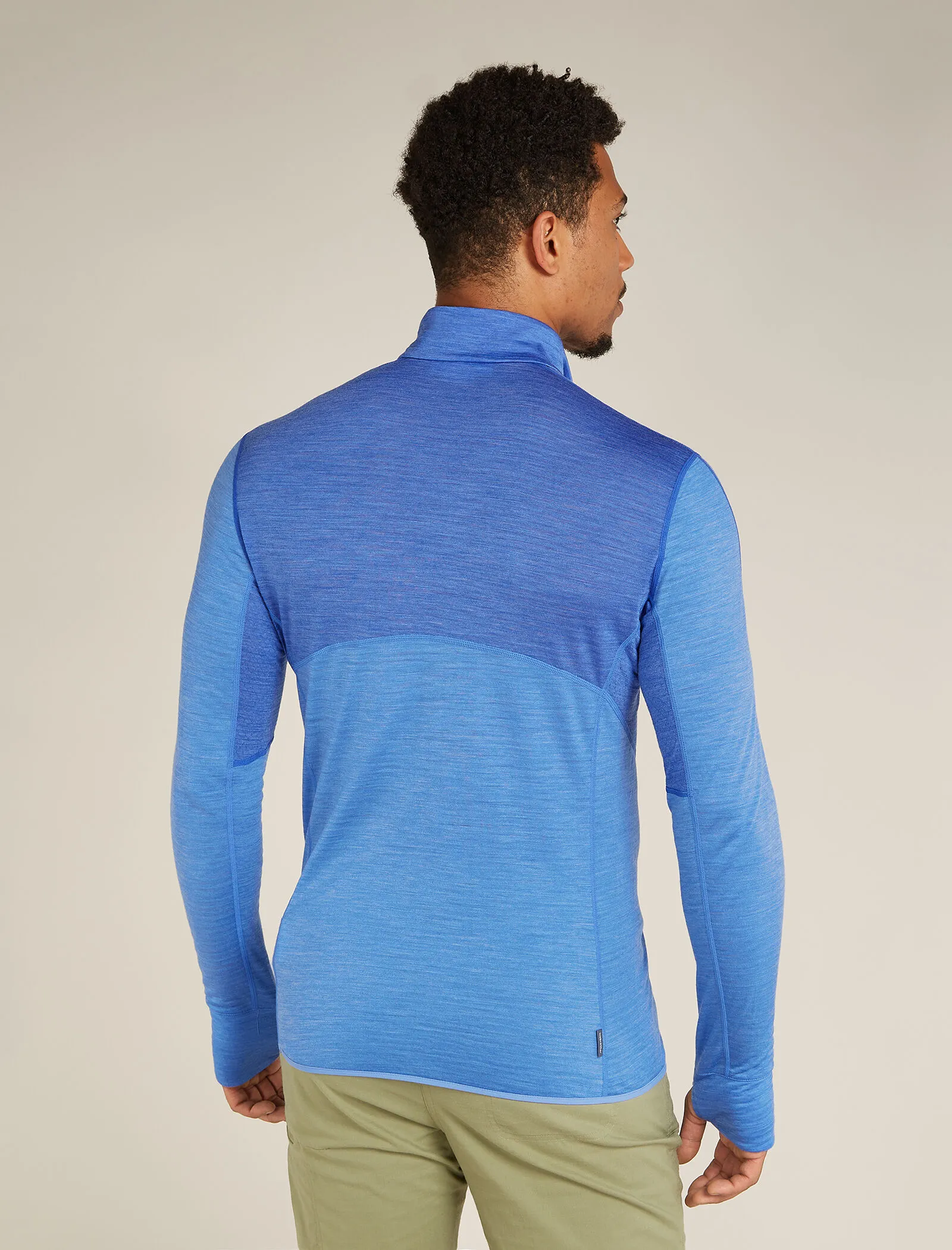 Men's Merino Blend 200 Realfleece™ Descender Long Sleeve Half Zip Jacket