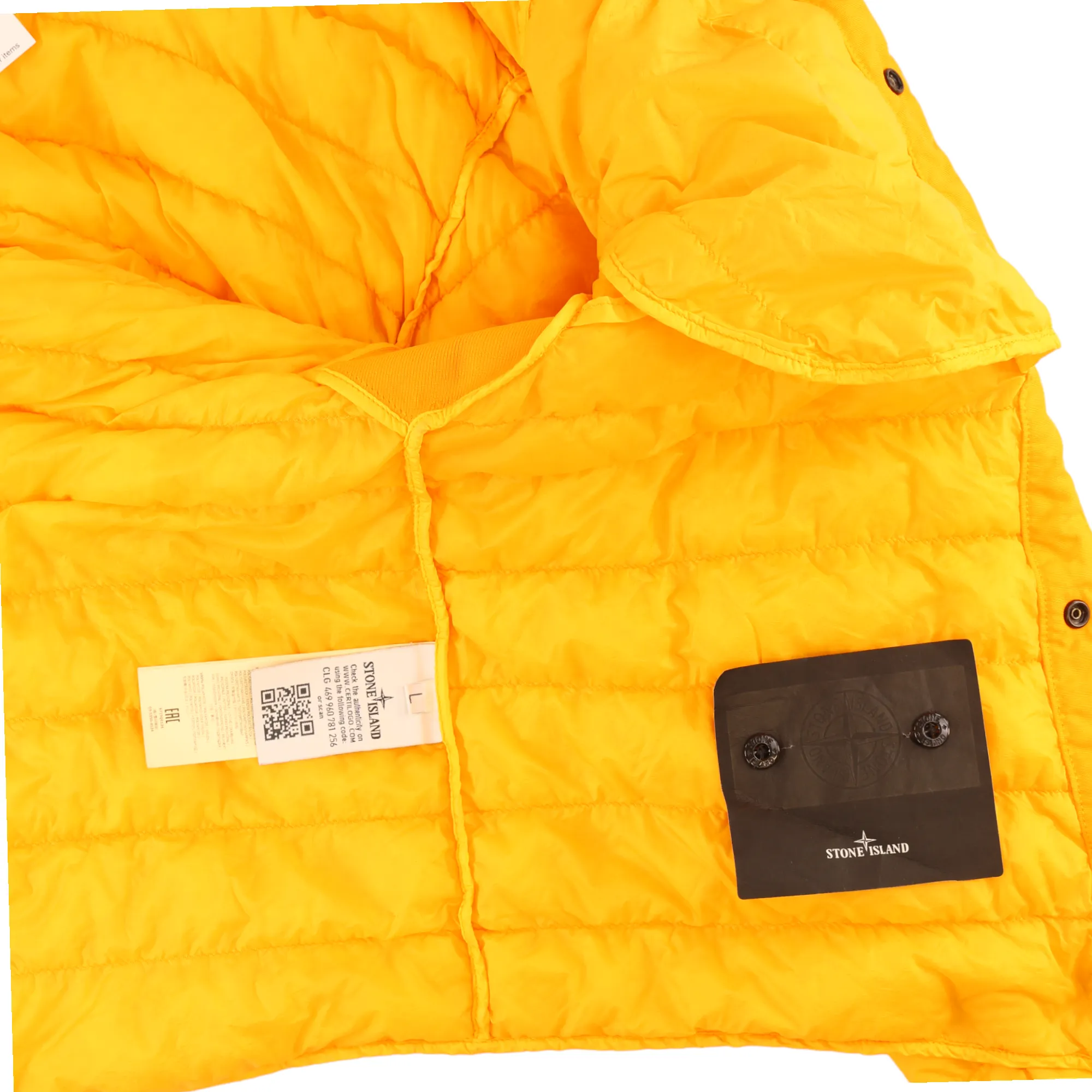 Men's Logo Jacket Yellow Size L