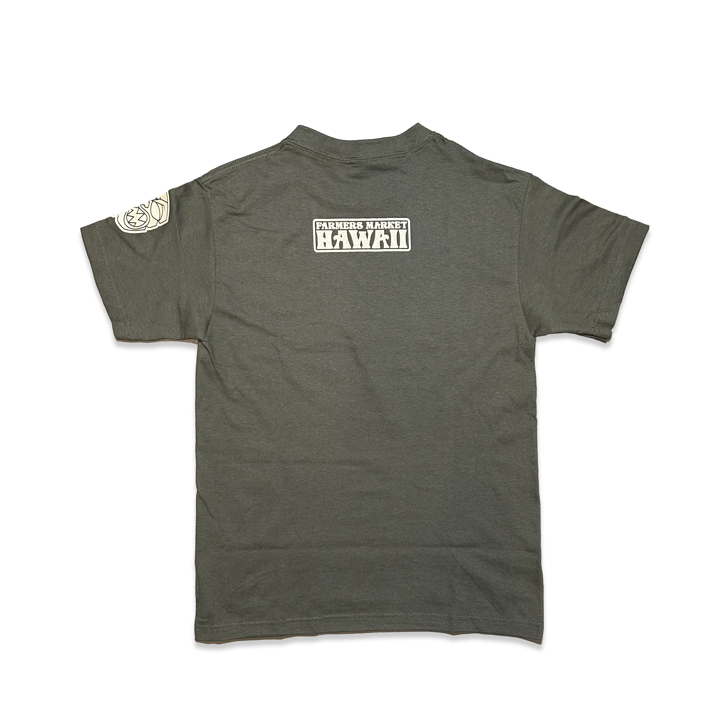 MILITARY GREEN WORD MARK T SHIRT