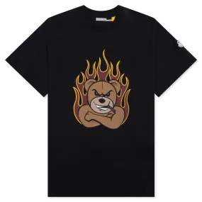 Moncler x Palm Angels Bear Motif T-Shirt - Black