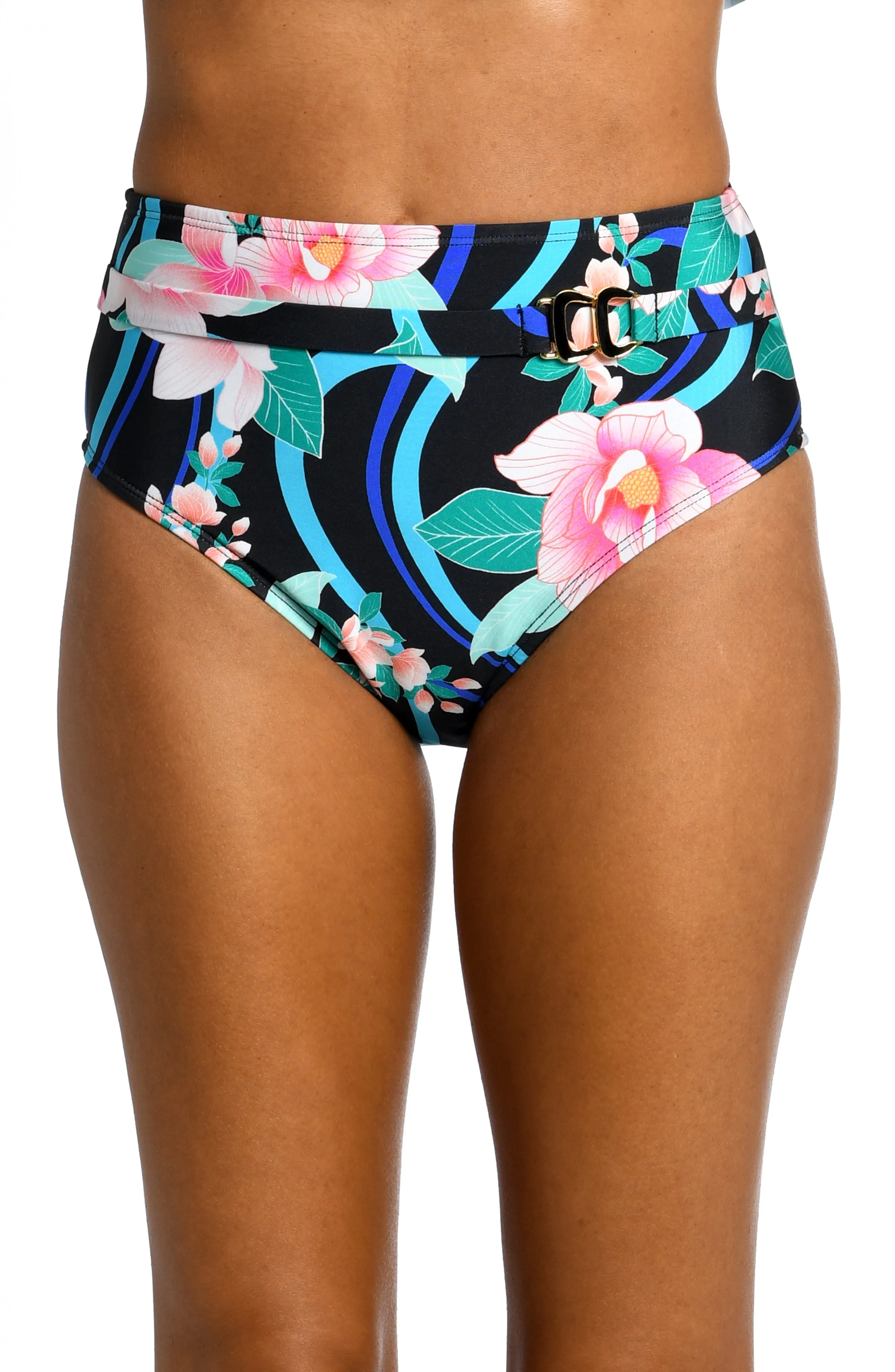 Nightfall Blooms High-Waist Bottom - FINAL SALE