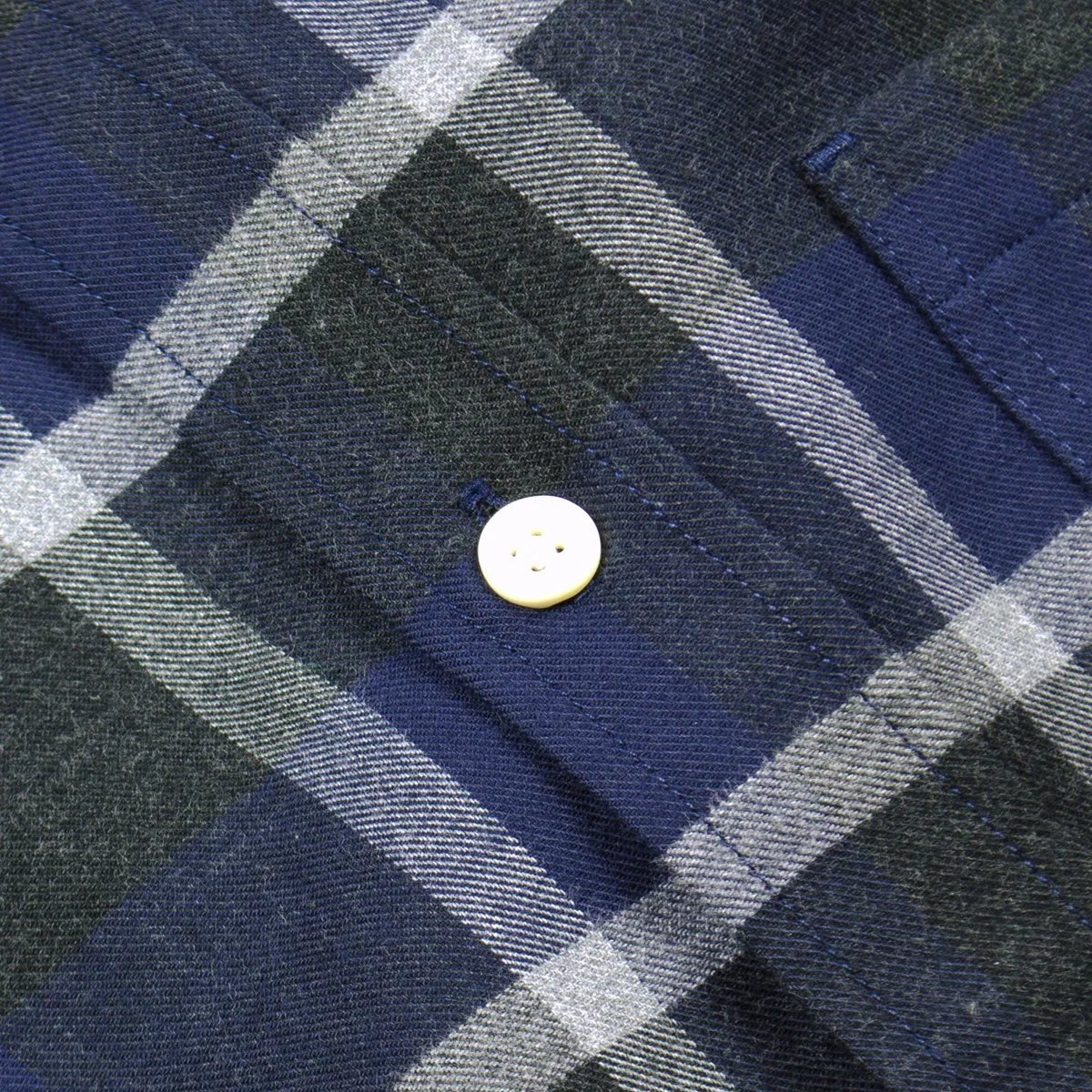 Norse Projects - Anton Check Shirt - Navy / Charcoal