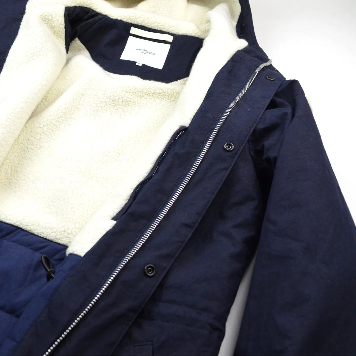 Norse Projects - Lindisfarne Parka - Dark Navy