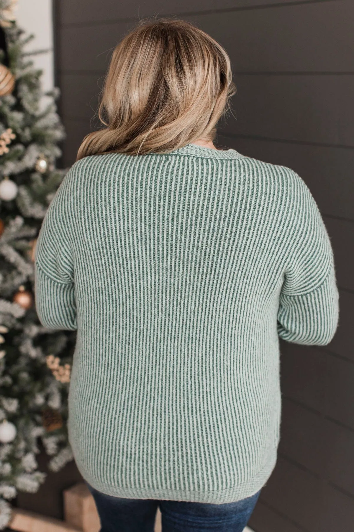 Nothing Sweeter Knit Sweater- Olive