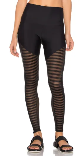 Onzie Fierce Legging Black Stripe Combo