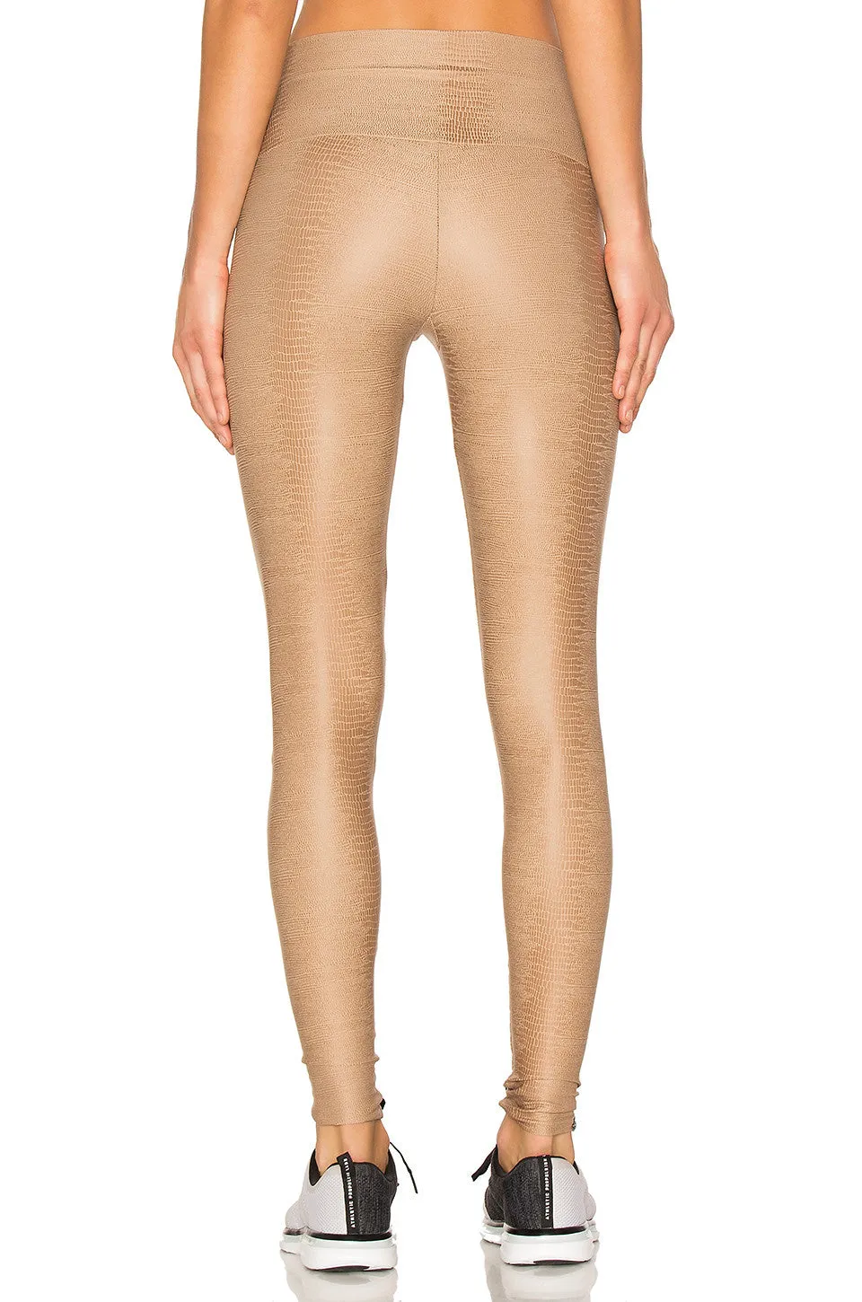 Onzie High Rise Legging Taupe Snake