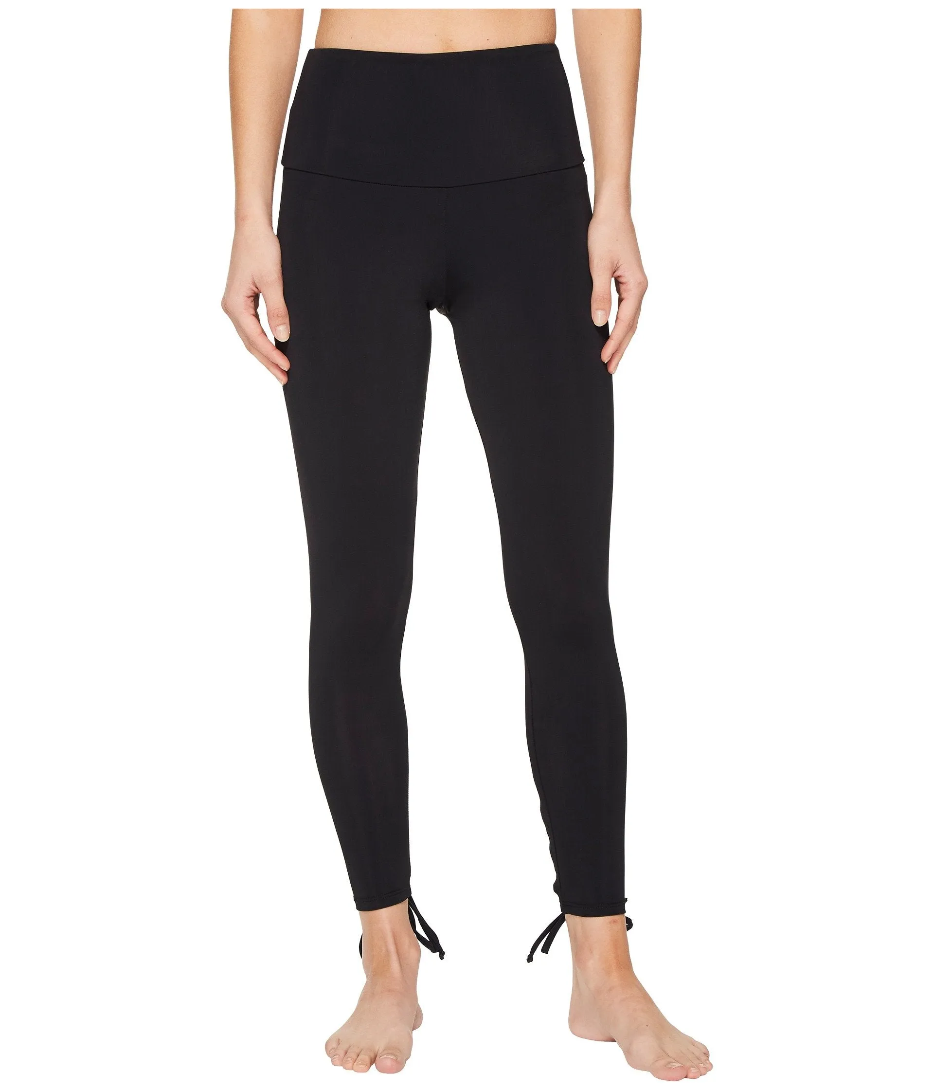 Onzie High Waist Laced Up Legging Black