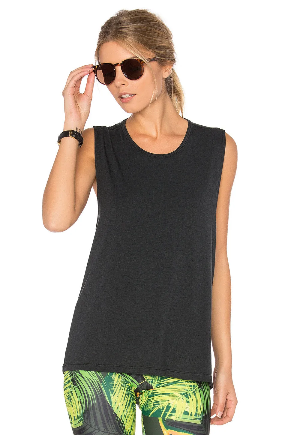 Onzie Twist Back Top Black