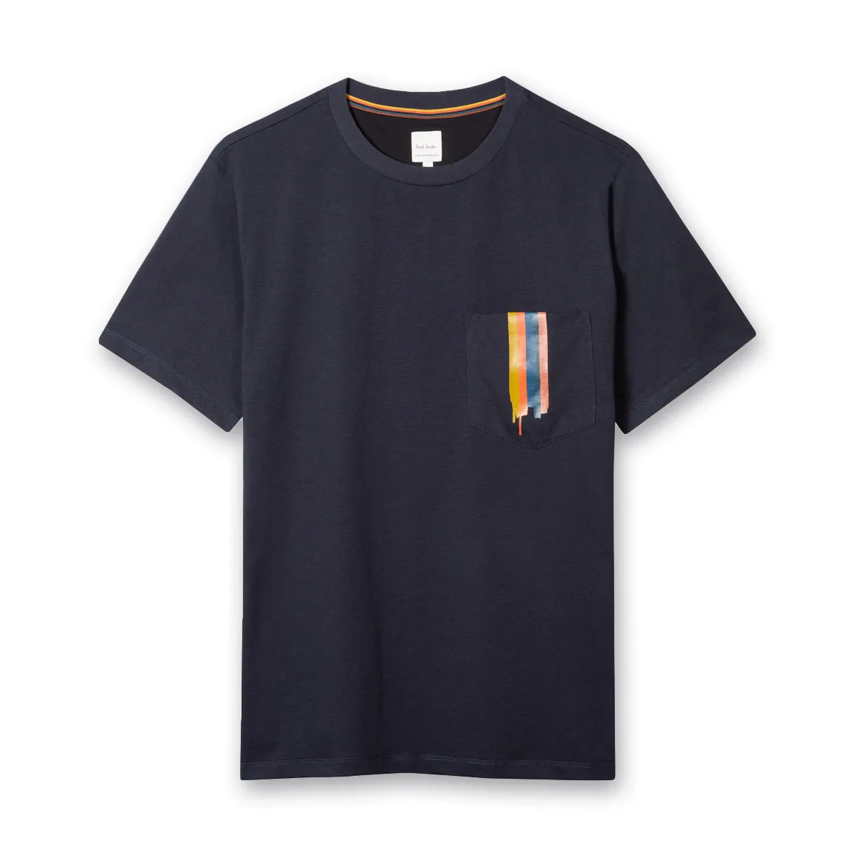 Paul Smith - Painted Stripe Pocket T-Shirt in Navy