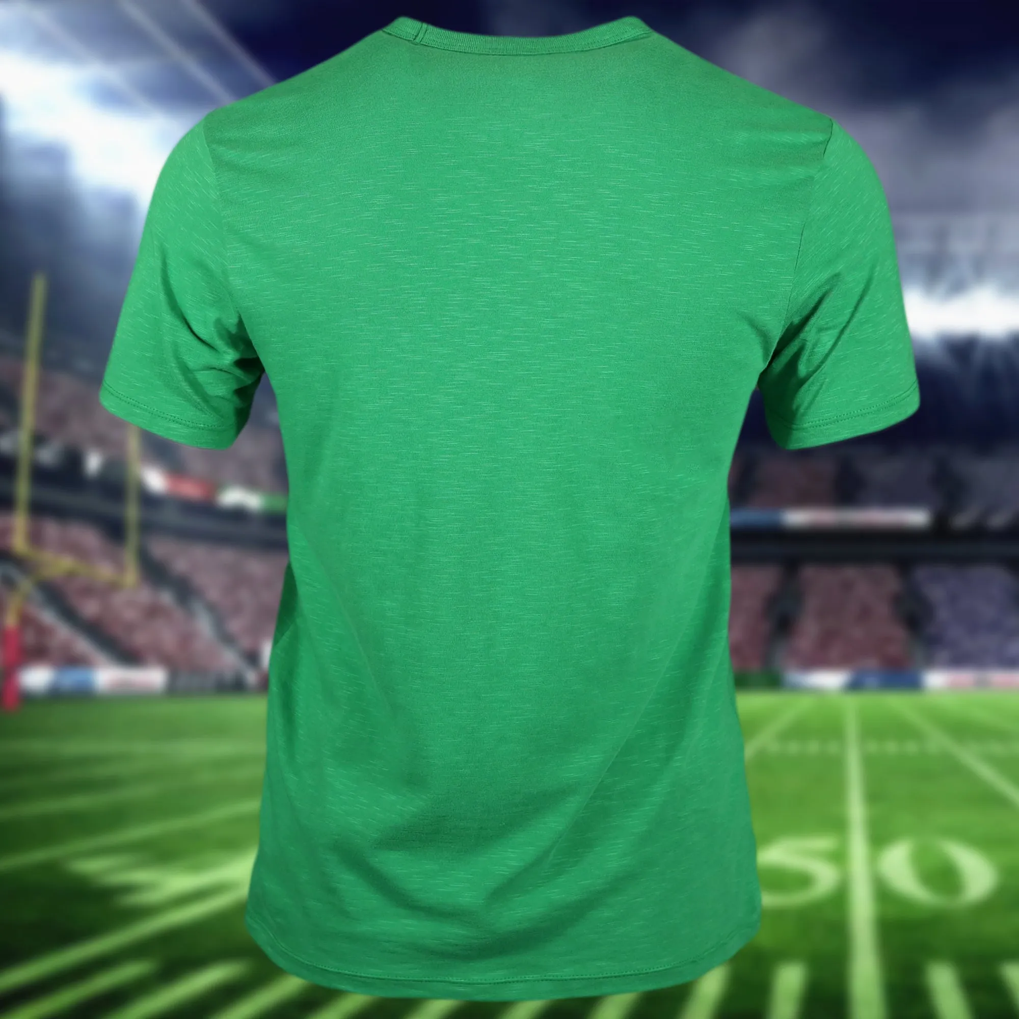 Philadelphia Eagles Distressed Throwback Kelly Green Bird Logo Kelly Green Legacy Grit T-Shirt