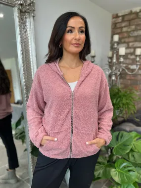 Pink Teddy Zip Jacket Dolly