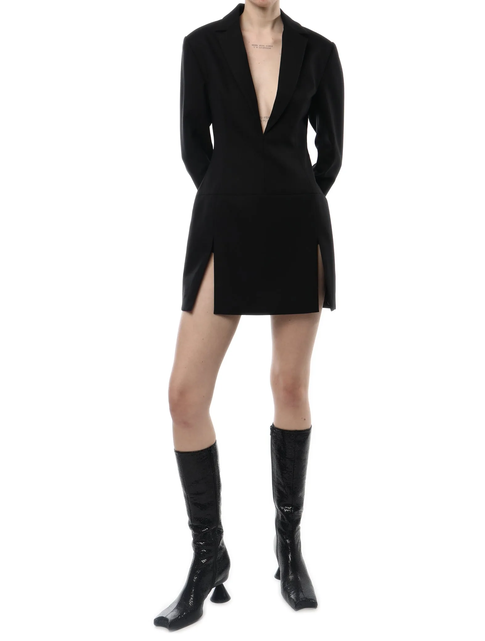 PRISCAVera Wool Mini Jacket Dress