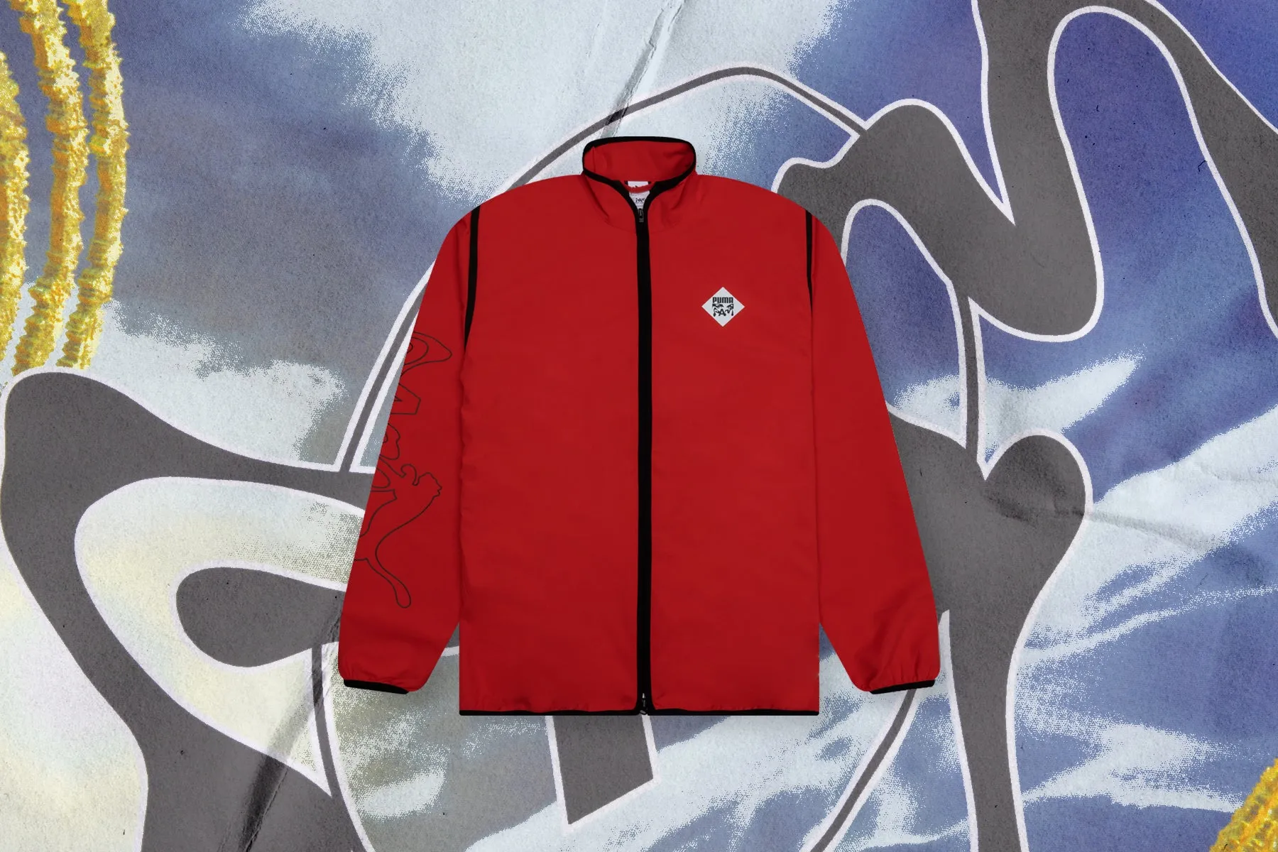 Puma x Perks and Mini Zip-Off Jacket - Red