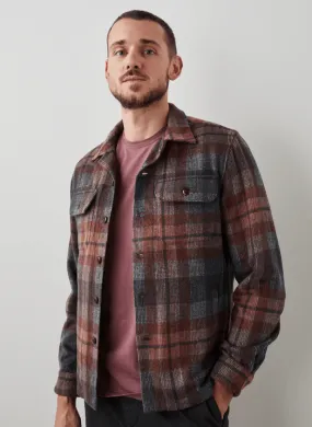 Rails Viggo Shirt Jacket in Crimson Shadow Plaid