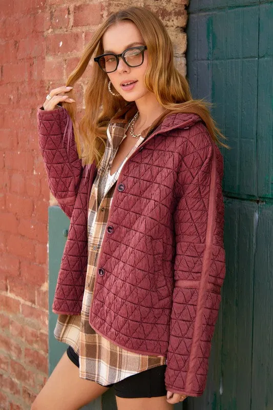 Rosie Soft Quilted Loose Fit Jacket