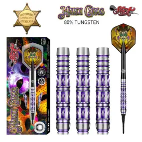 Shot Mardi Gras Steel Tip Darts