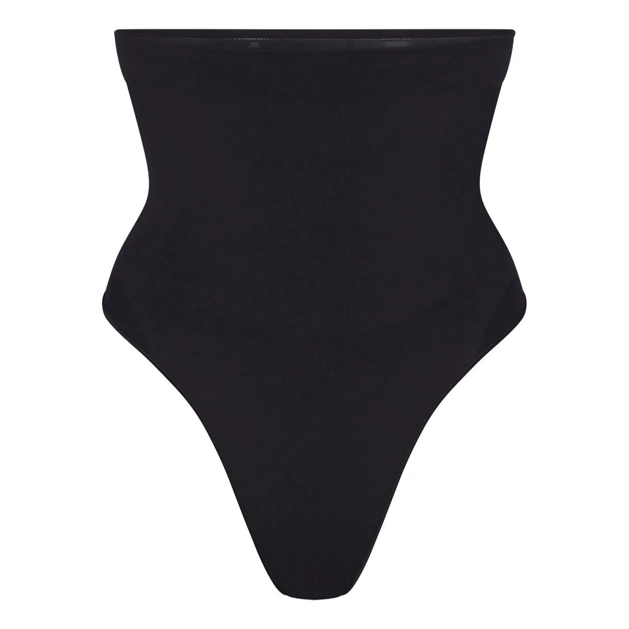 SKIMS SEAMLESS SCULPT High Waist Thong Onyx - Black