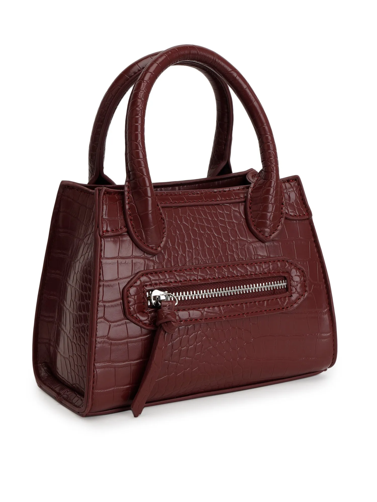 Solid Satchel Handbag