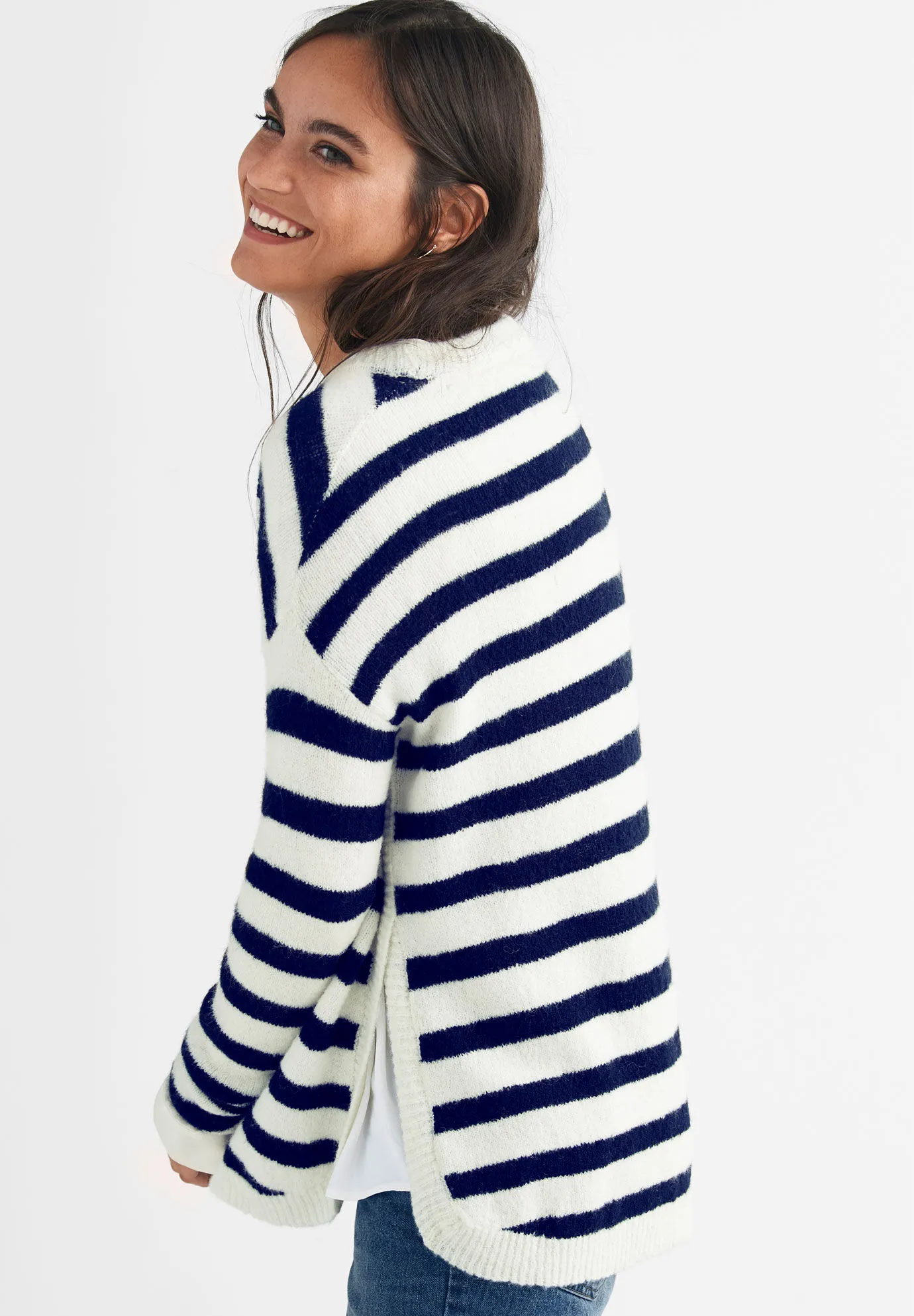 Striped Tunic Sweater