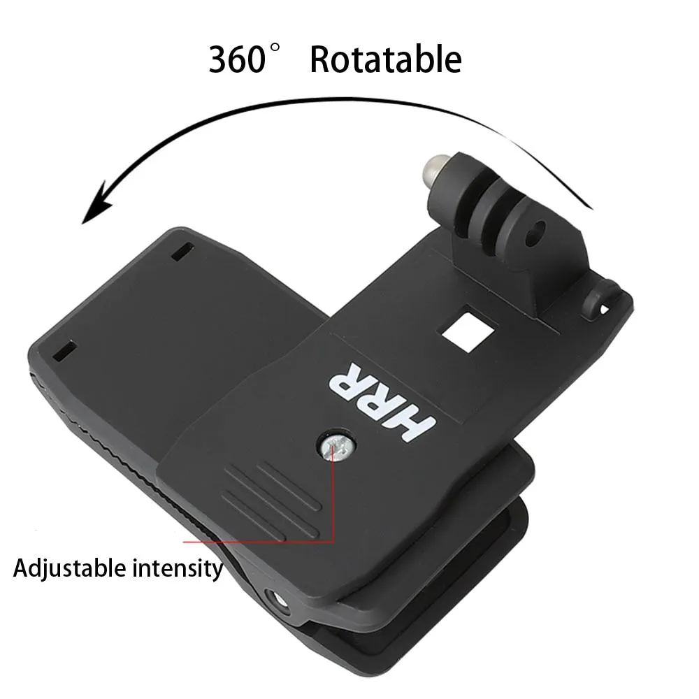 Support 360° de téléphone / caméra sur sangle de sac à dos HRR - Phone Backpack Mount