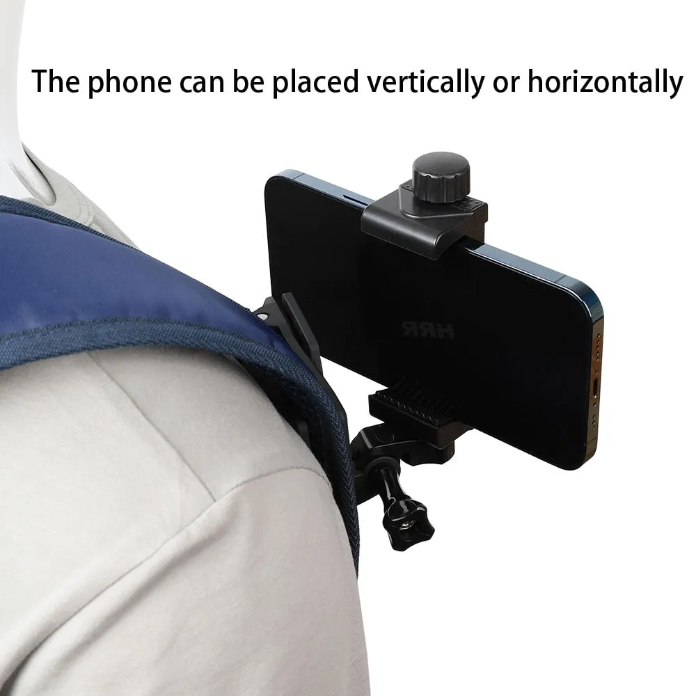 Support 360° de téléphone / caméra sur sangle de sac à dos HRR - Phone Backpack Mount