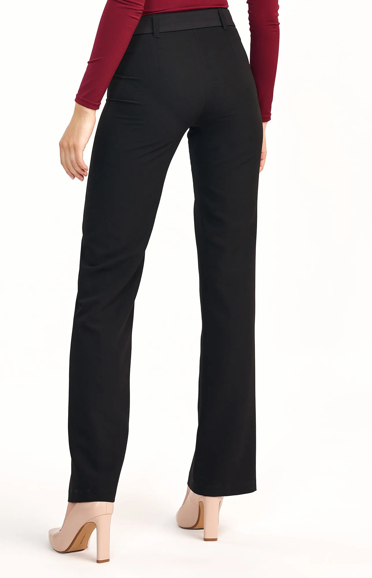 Tailleur pantalon blazer double boutonnage noir