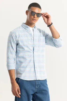 Tartan Matrix Blue Checks Shirt