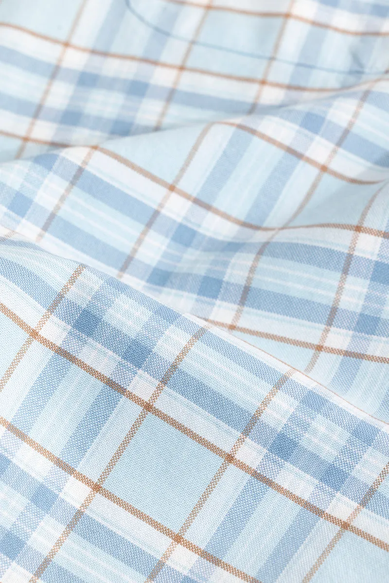 Tartan Matrix Blue Checks Shirt