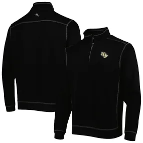 Tommy Bahama UCF Knights Black Sport Tobago Bay Tri-Blend Mock Neck Half-Zip Jacket