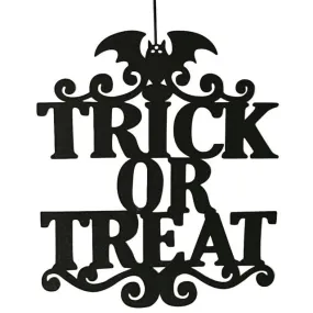 TRICK OR TREAT Halloween Hanging Sign Door Decoration Hot sale