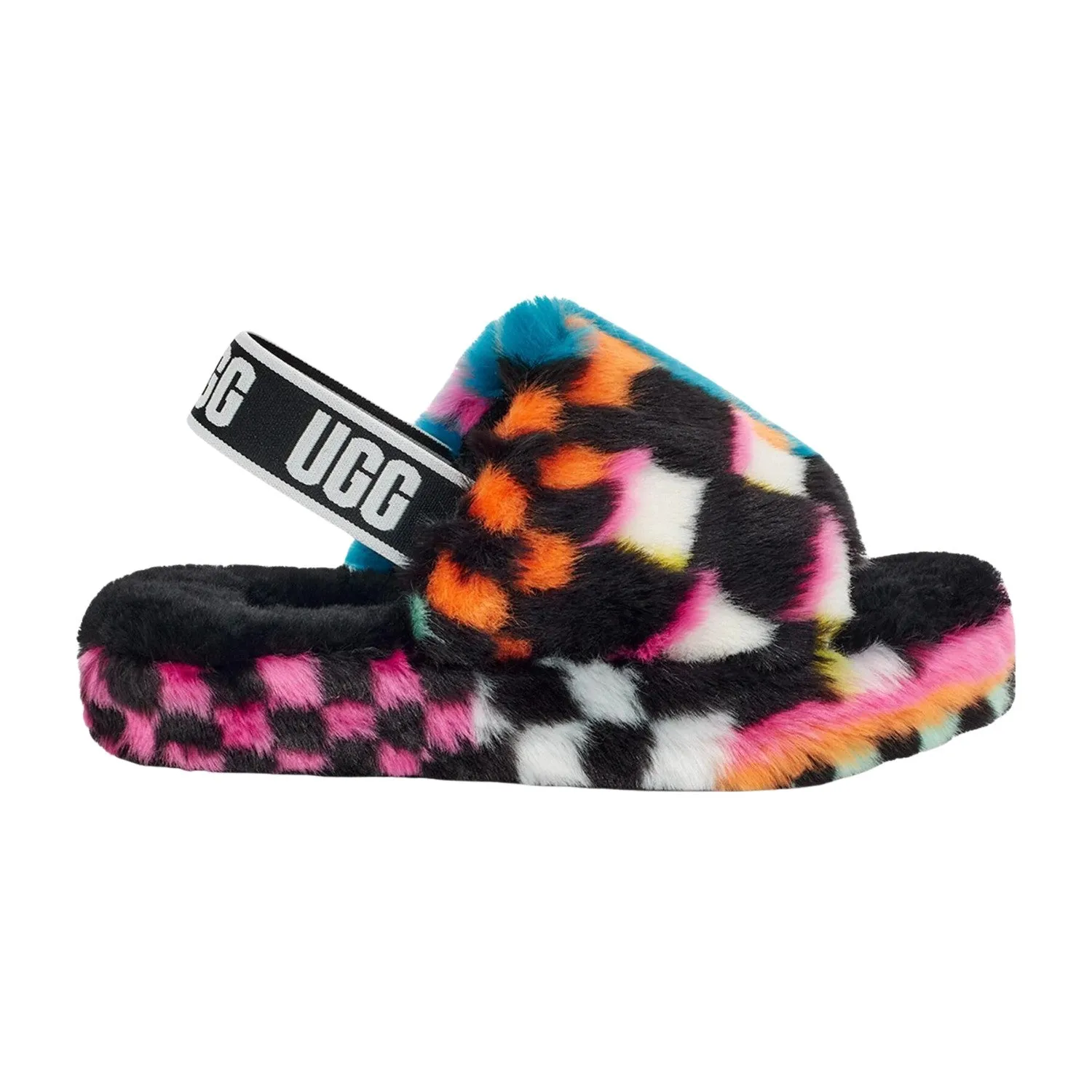 Uggs Fluff Yeah Slide Checks Big Kids Style : 1130390k