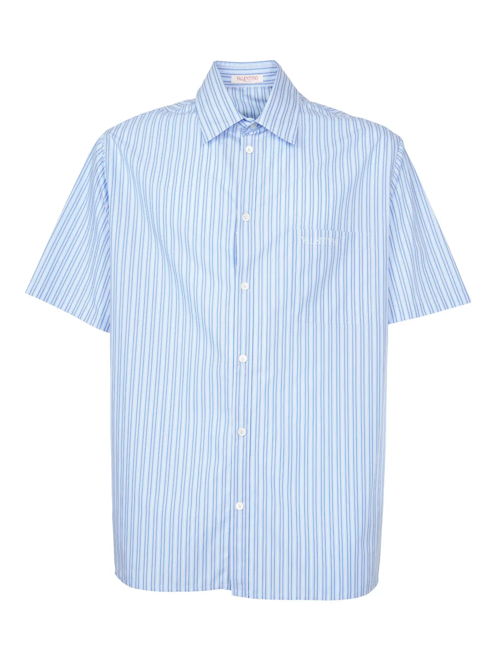 Valentino Striped Short-Sleeved Shirt