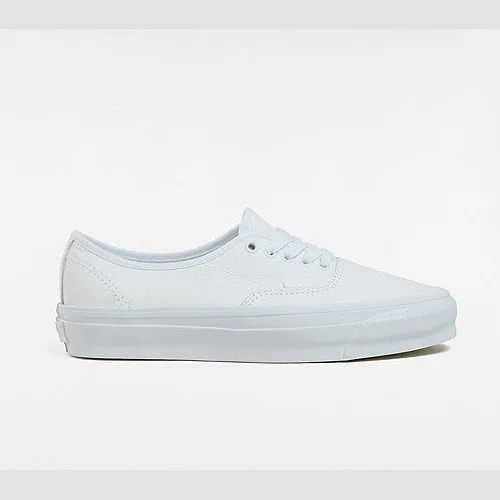 Vans PREMIUM AUTHENTIC 44 SHOES (LX LEATHER WHITE/WHITE) UNISEX WHITE