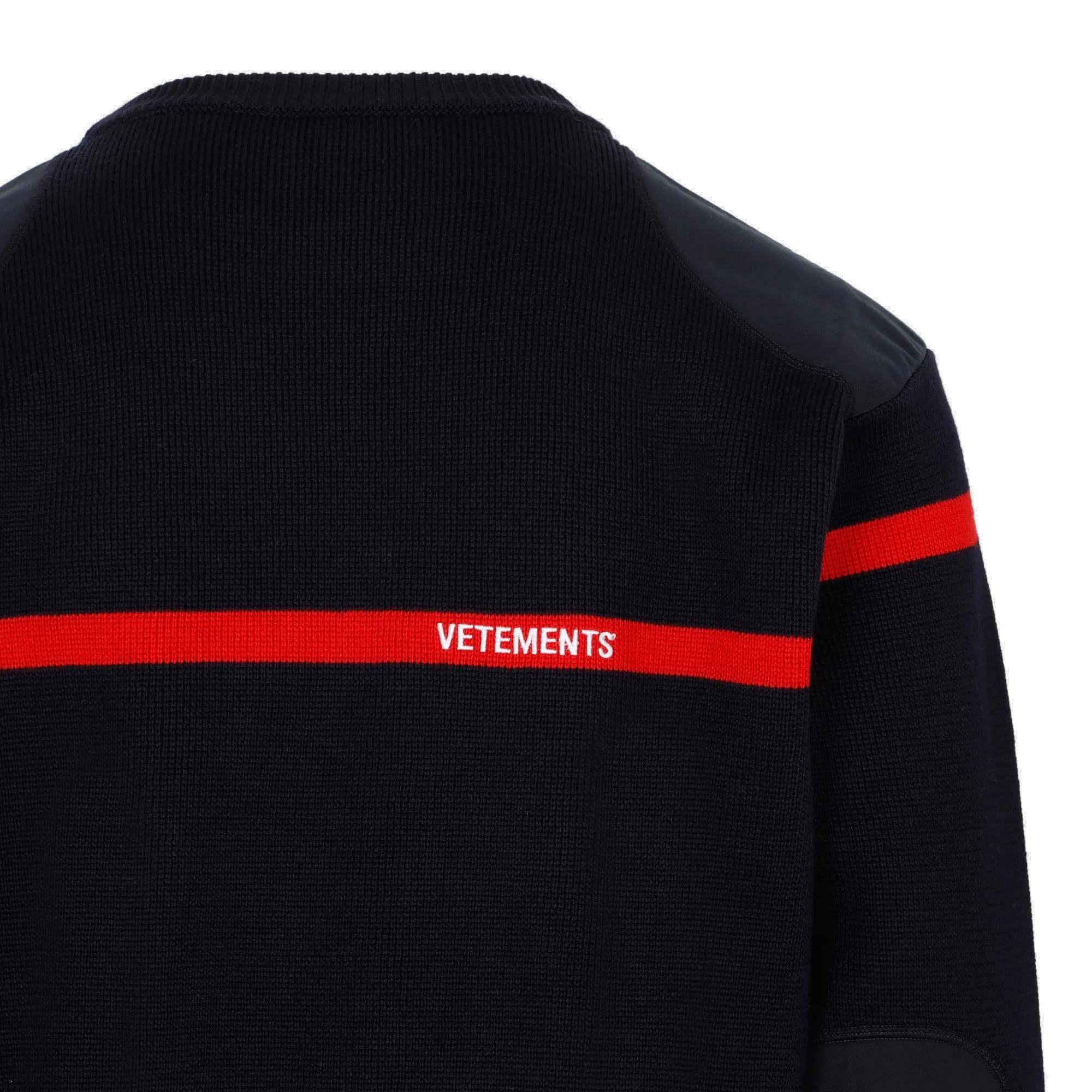 Vetements Logo Embroidered Crewneck Sweater