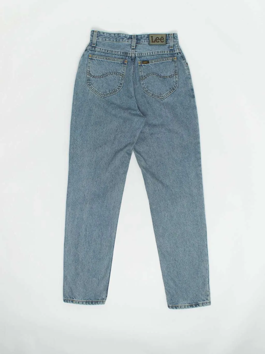 Vintage Lee stonewash blue high waisted jeans 29 X 30